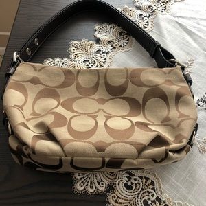BROWN COACH PURSE: Gently Used